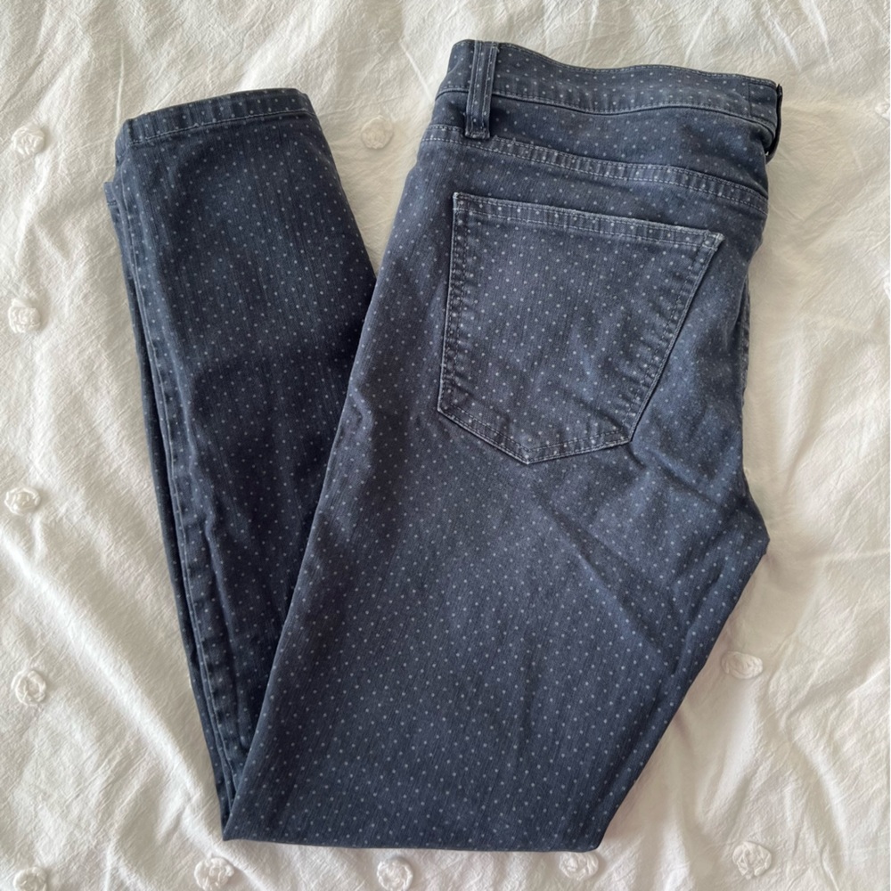 Cuurent Elliot Polkadot Skinny Jeans